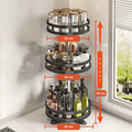 360° Rotating Spice Rack Organizer – Non-Skid Turntable for Kitchen Storage
