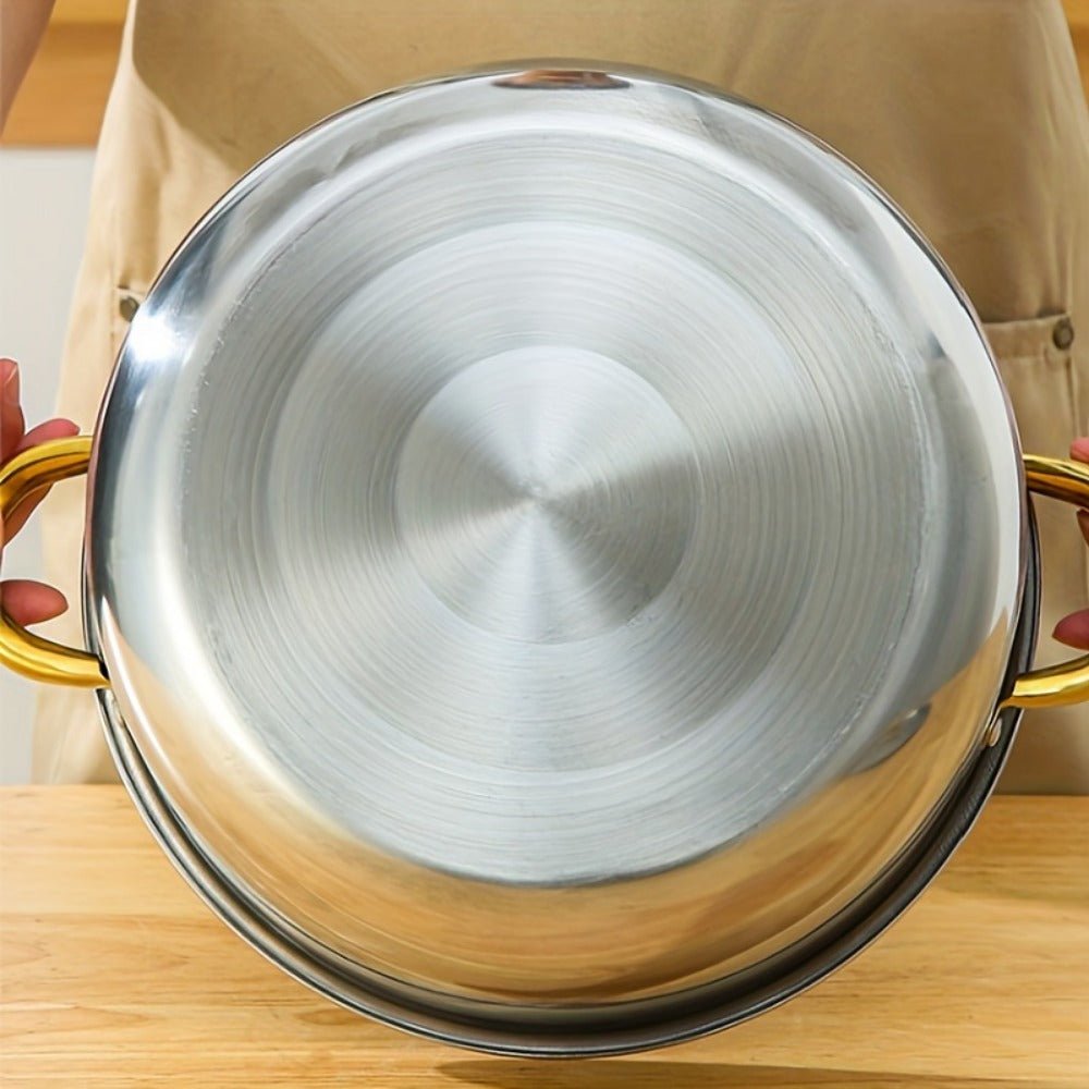 5-Piece Golden Cookware Set - Durable, Multi-Purpose, Easy Clean