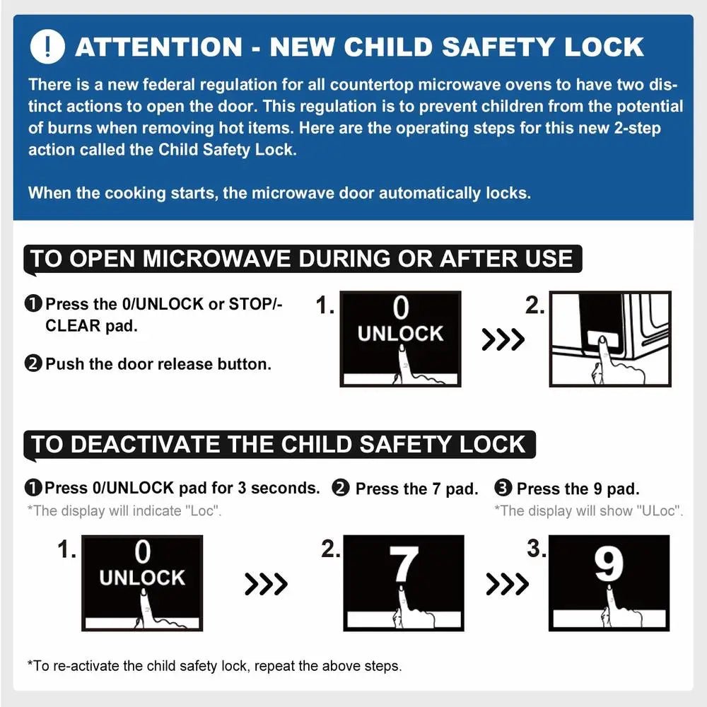700W Compact Countertop Microwave, 0.7 Cu Ft, Black