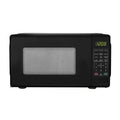 700W Compact Countertop Microwave, 0.7 Cu Ft, Black