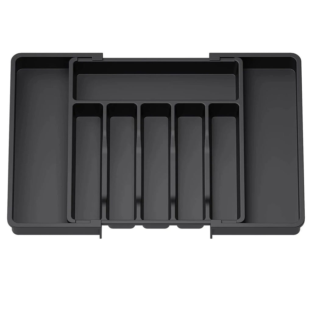Adjustable Cutlery Organizer - Expandable Kitchen Drawer Tray