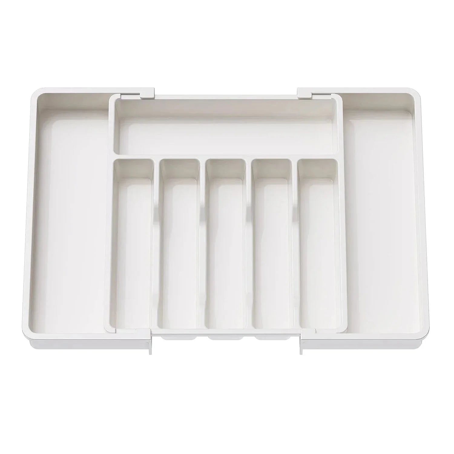 Adjustable Cutlery Organizer - Expandable Kitchen Drawer Tray