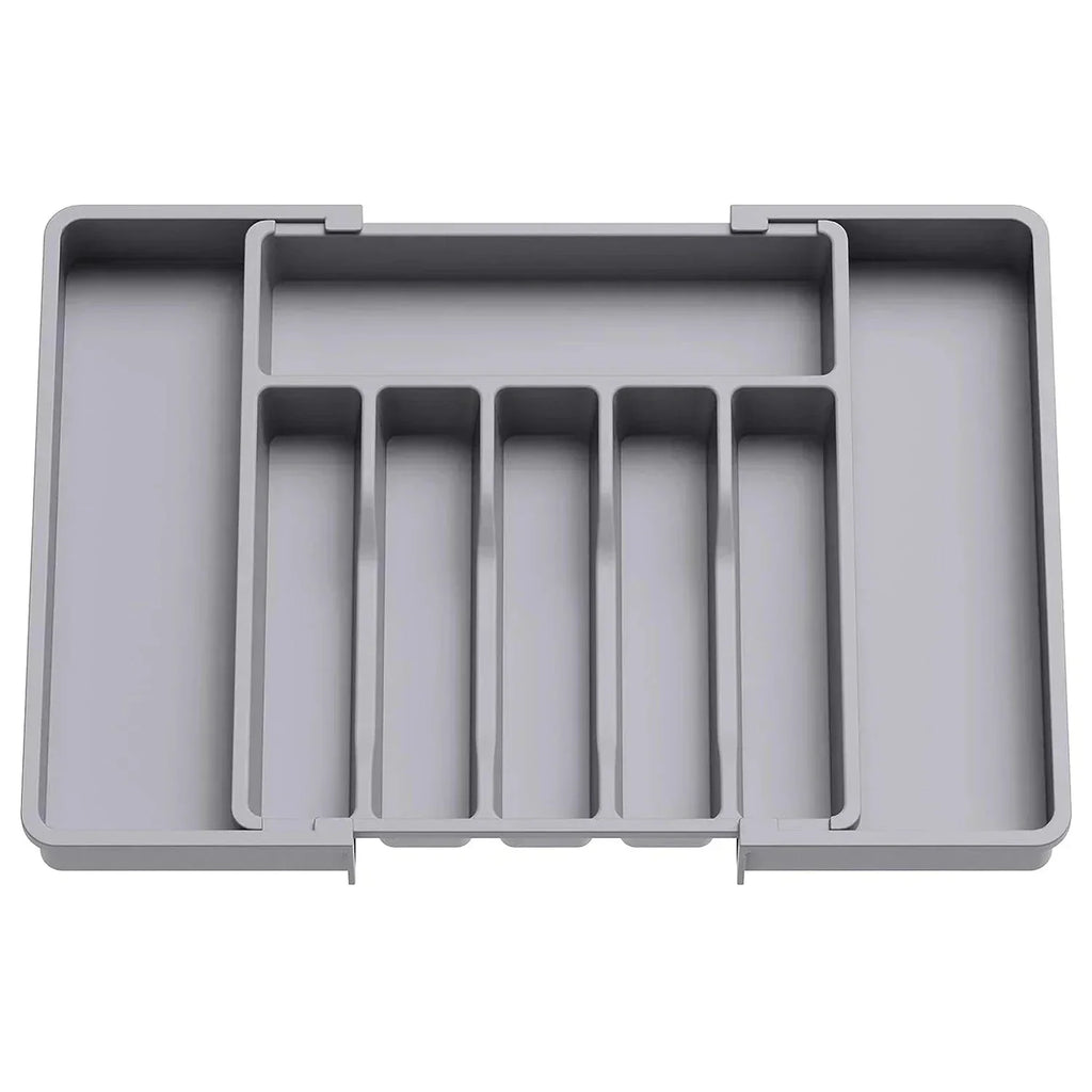 Adjustable Cutlery Organizer - Expandable Kitchen Drawer Tray