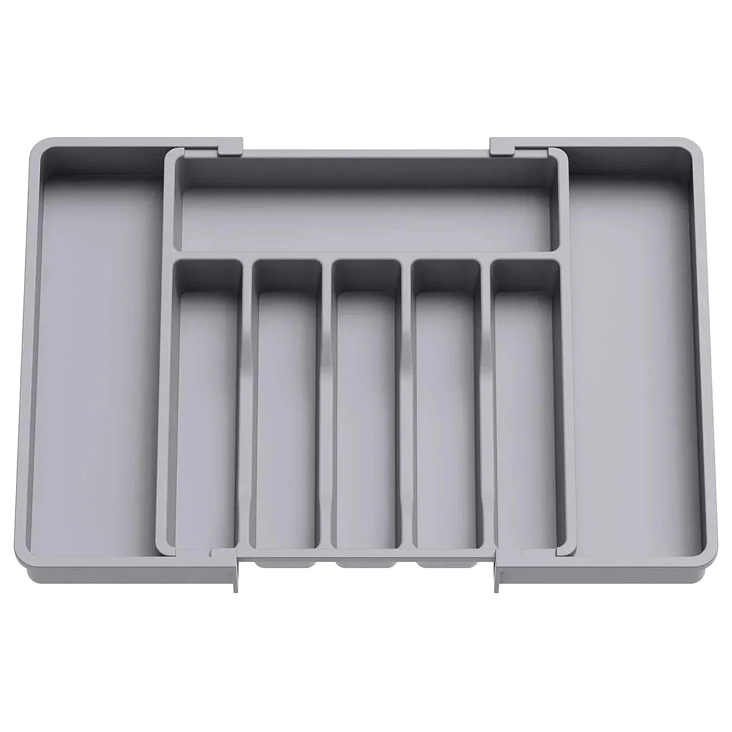 Adjustable Cutlery Organizer - Expandable Kitchen Drawer Tray