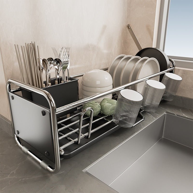 Dish Bowl Cup Drying Rack - Space-Saving Kitchen Organizer