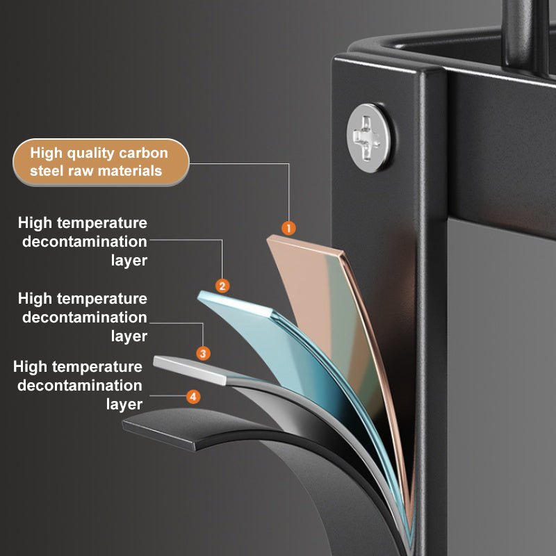Dish Drainer - Adjustable Spout & Large Capacity