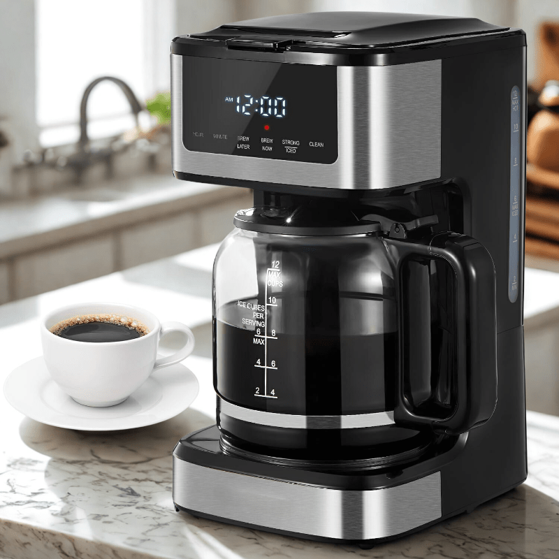 Drip Coffee Maker 12-Cup with Touchscreen