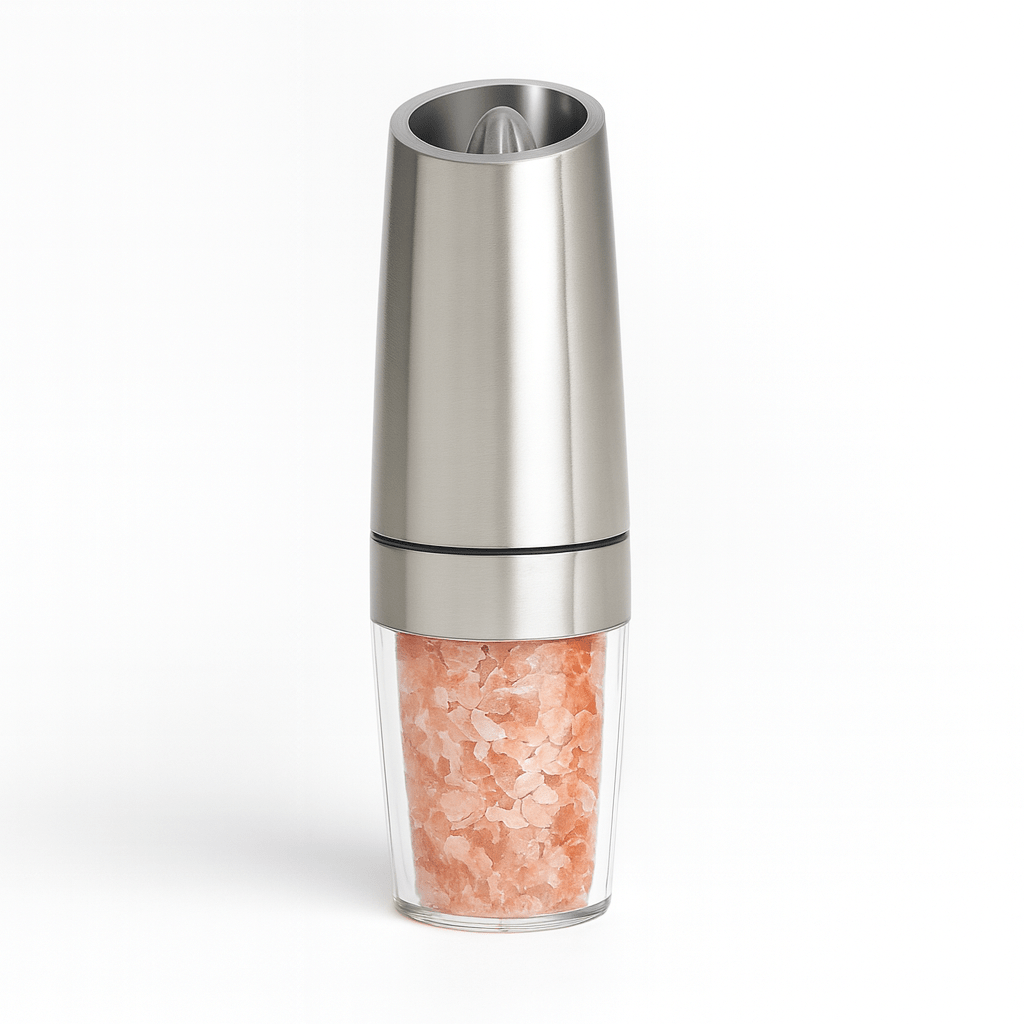Electric Salt Pepper Grinder - Automatic LED Spice Mill Set