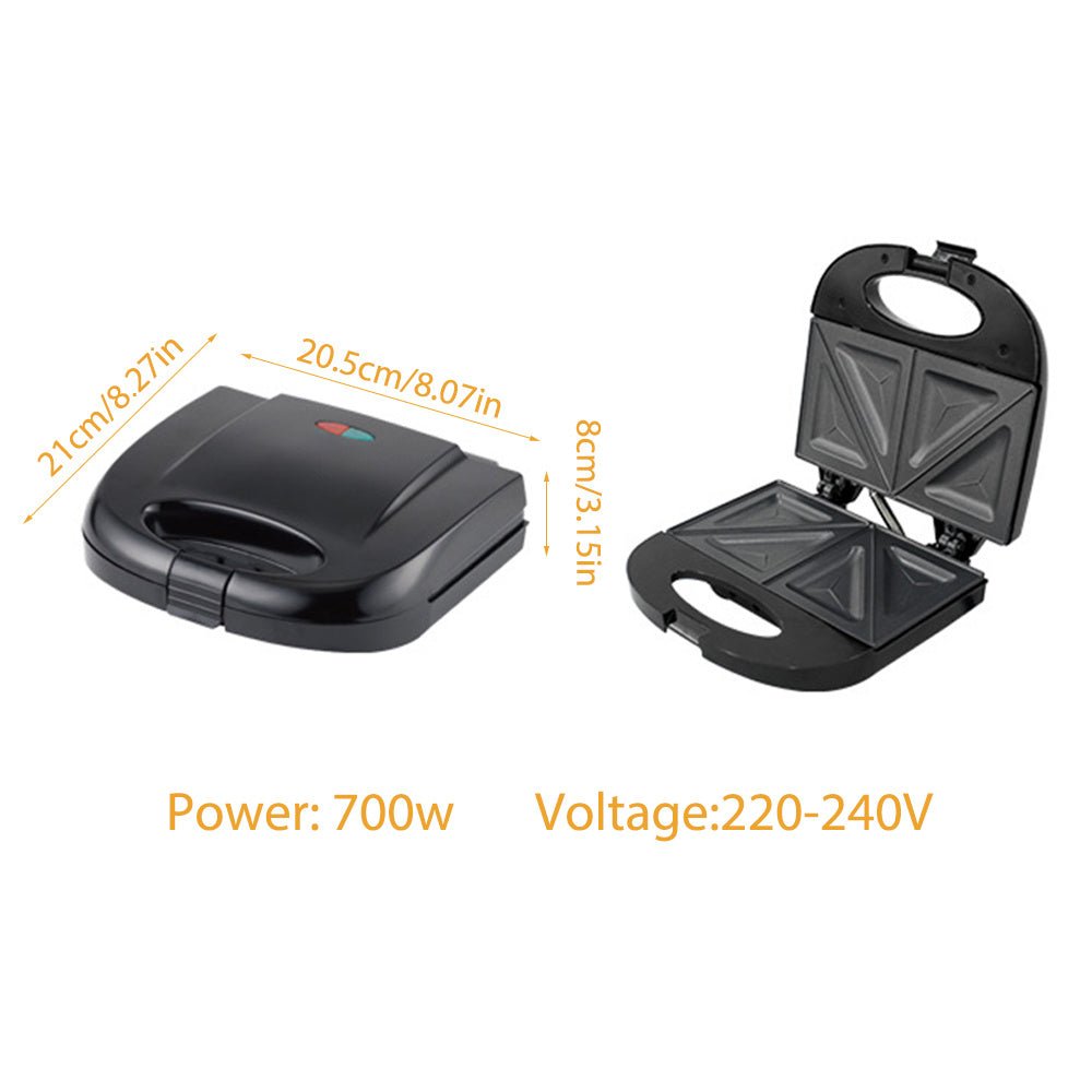 Electric Waffle Maker: Non-Stick Breakfast Machine