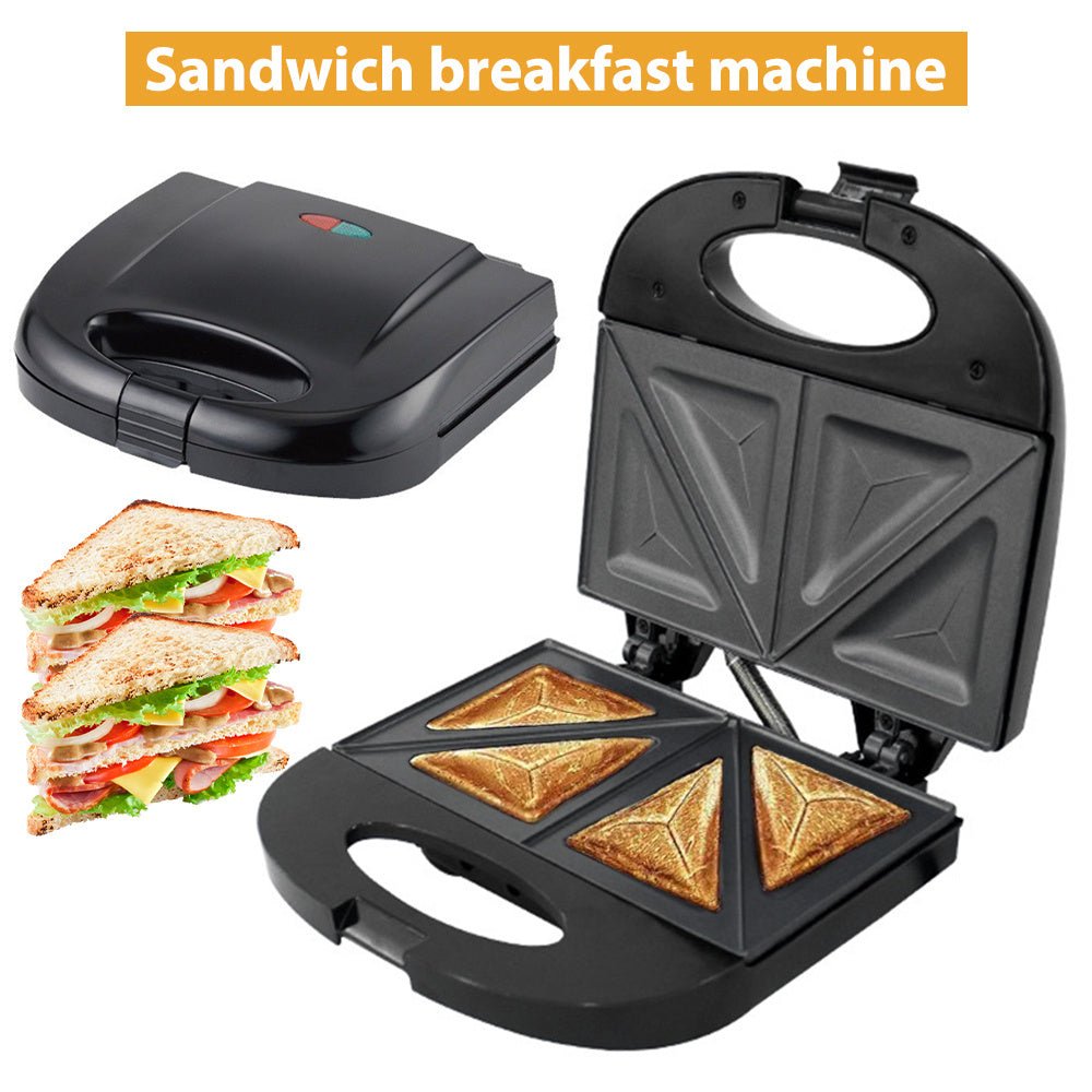 Electric Waffle Maker: Non-Stick Breakfast Machine