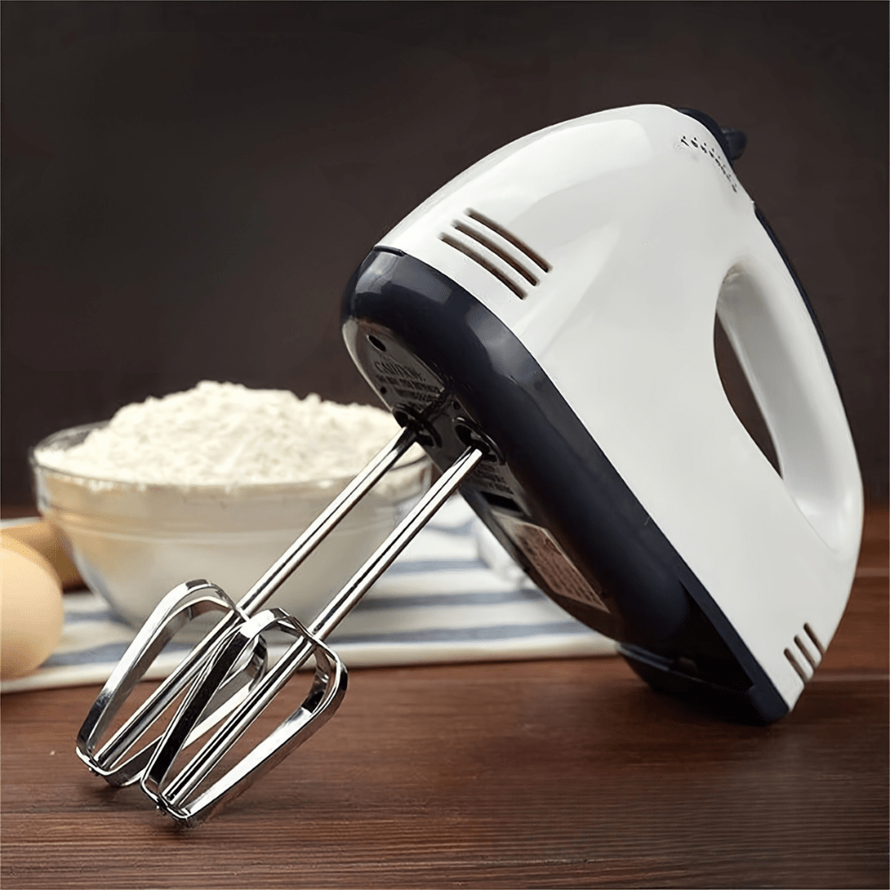 Hand Mixer 7-Speed, Stainless Steel, Perfect for Baking & Whisking