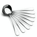 Heavy-Weight Stainless Steel Soup Spoons - Set of 8, Dishwasher Safe