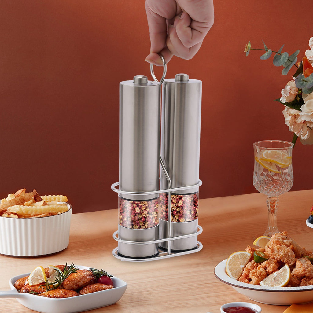 Electric Salt & Pepper Grinder - Easy One-Touch